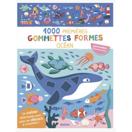 1000 Premières Gommettes - Formes Océan