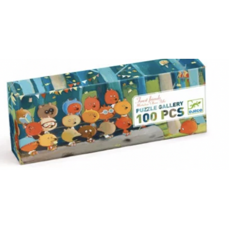 Puzzle - Forest friends - 100 pcs