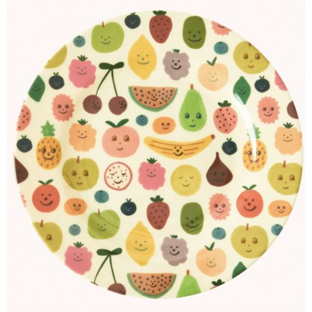 Assiette plate - Happy Fruits