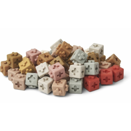 Building Blocks - Dusty Raspberry