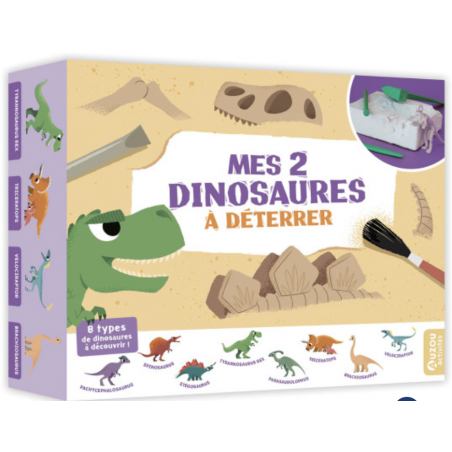 Mes 2 Dinosaures à déterrer