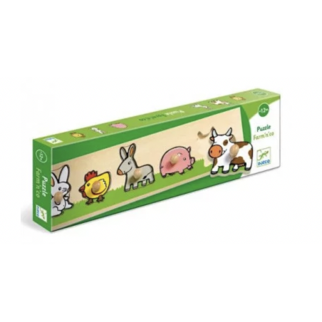 Puzzle gros boutons - Farm'n'co