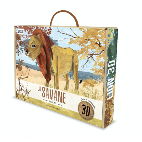 Coffret Le lion 3D