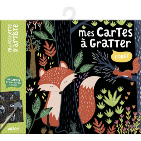 Mes cartes à gratter - forêt