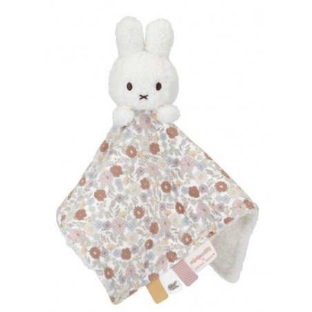 Doudou Miffy carré - Vintage Flowers