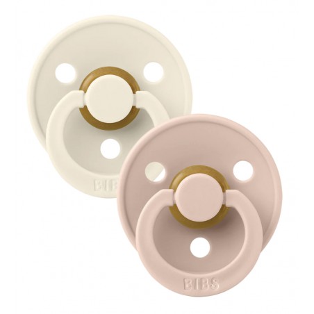 Pack 2 Tétines Bibs anatomique - taille 2 (ivory/blush)