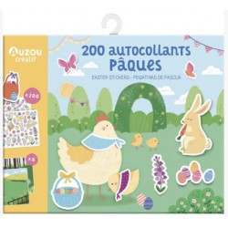 200 Autocollants - Pâques
