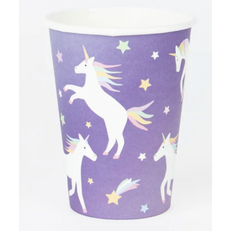 Anniversaire - Gobelet - Thème Licorne