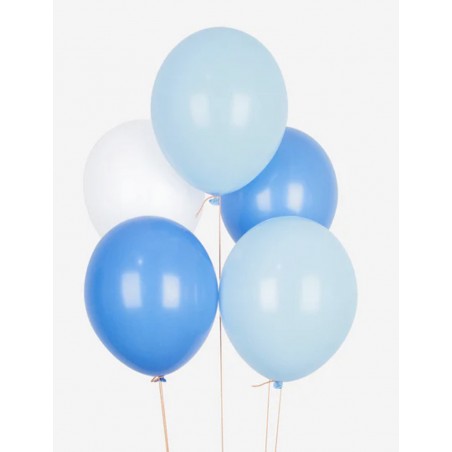 Anniversaire - Ballons - Trio bleu