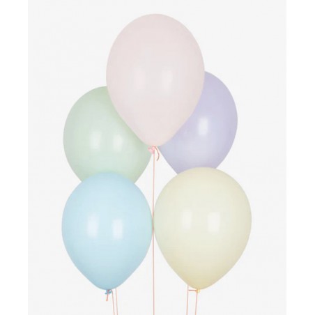 Anniversaire - Ballons - Mix pastels