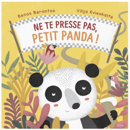 Ne te presse pas, petit panda !