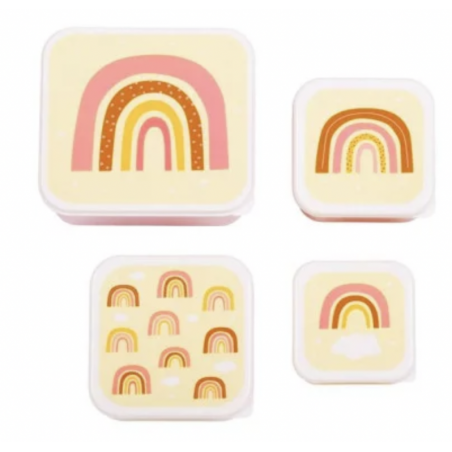 Boîte à goûter - snack box - Arc-en-ciel
