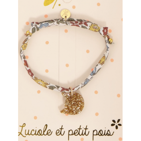 Bracelet Liberty - Ava autumn chat doré