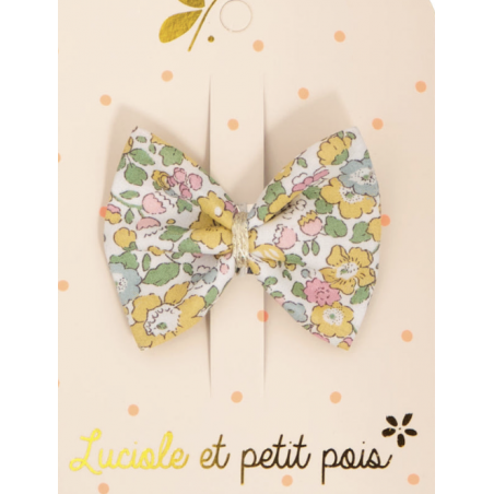 Barrette noeud ruban - Liberty Betsy ann lemon