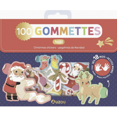 100 gommettes de Noël