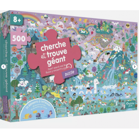 Puzzle - Cherche et trouve géant 500 pièces