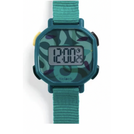 Montre digitale - Green snakes