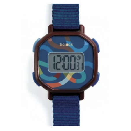 Montre digitale - Blue Volute