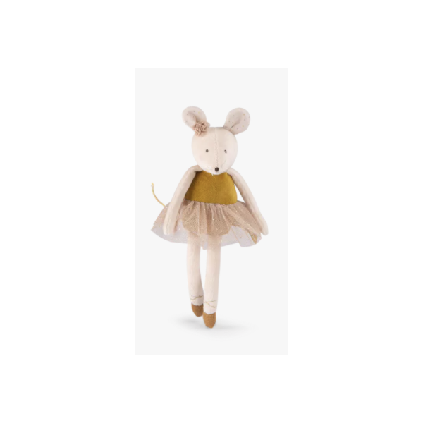 Peluche Souris Or - La petite école de danse