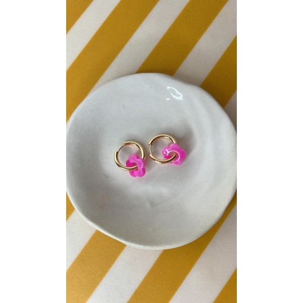 Boucles d'oreilles "Mini Flowers" - Diff coloris