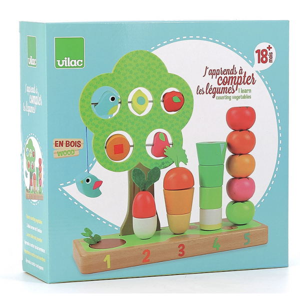 J'apprends à compter les légumes