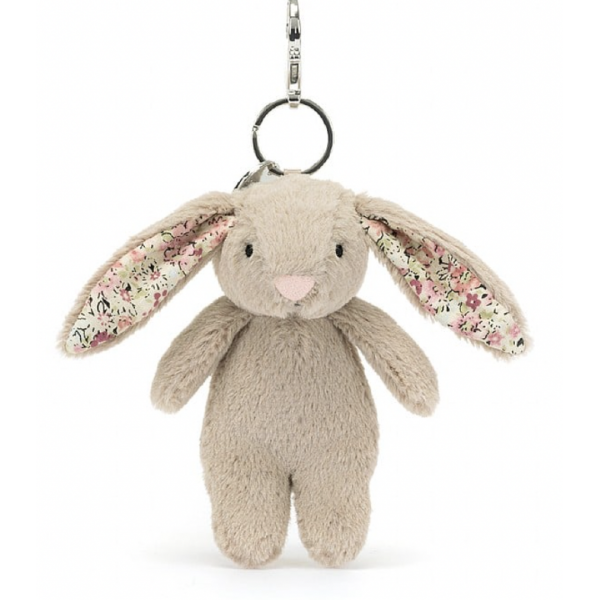 Porte clés - Lapin Blossom beige