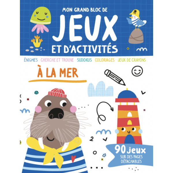 Mon grand Bloc de jeux et d'activités - À la mer