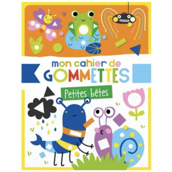 Mon cahier de gommettes - Petites bêtes