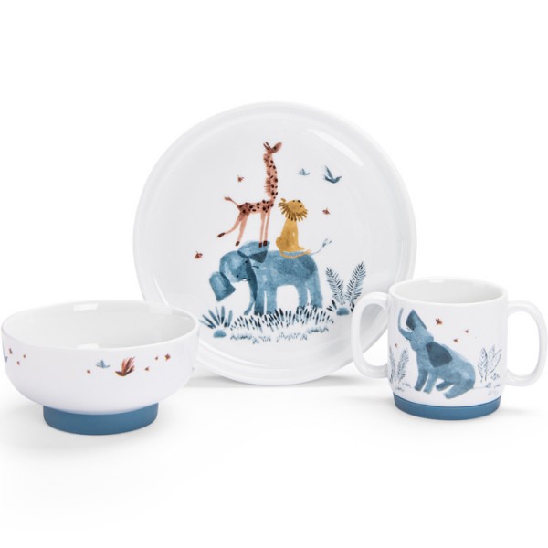 Set vaisselle porcelaine - sous mon baobab