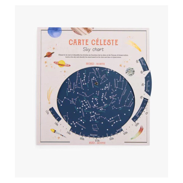 Carte celeste - Le Jardin du Moulin