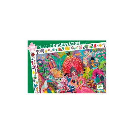 Puzzle d'observation - Carnaval de Rio