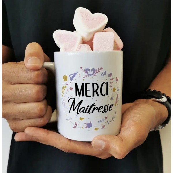 Mug - Merci Maîtresse + Guimauves