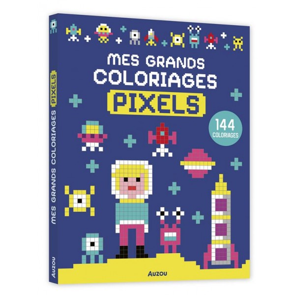 Mes grands coloriages - Pixels 144 coloriages