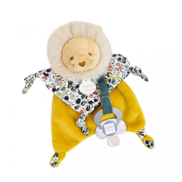 Boh’aime - Lion doudou attache sucette