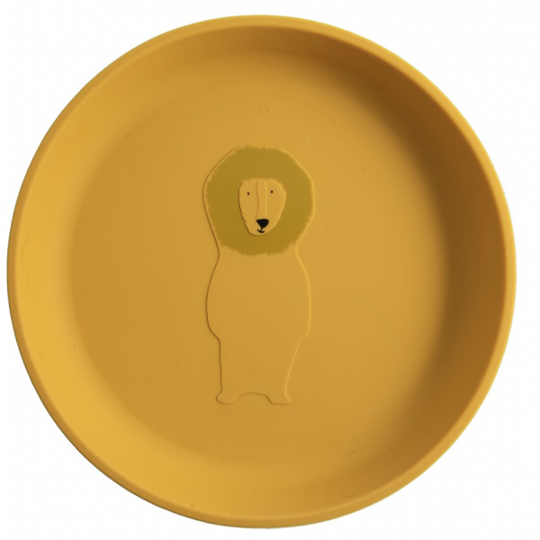 Assiette plate silicone - Mr Lion