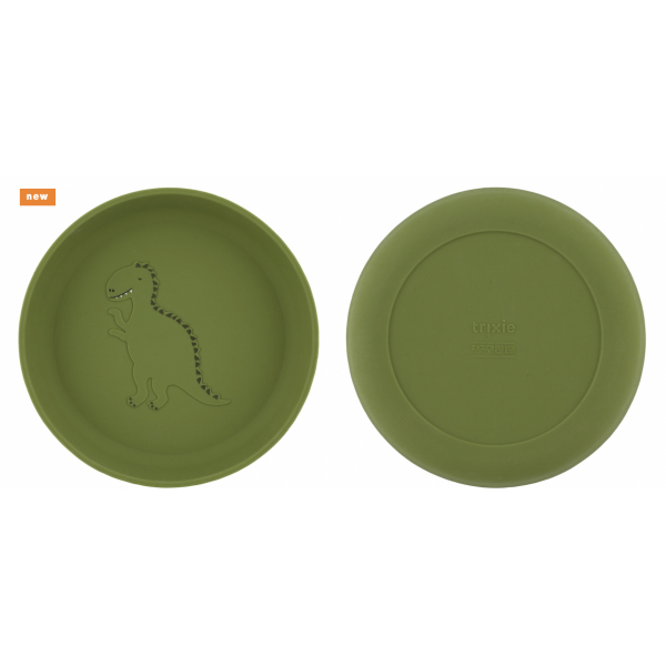 Assiette plate silicone - Mr Dino