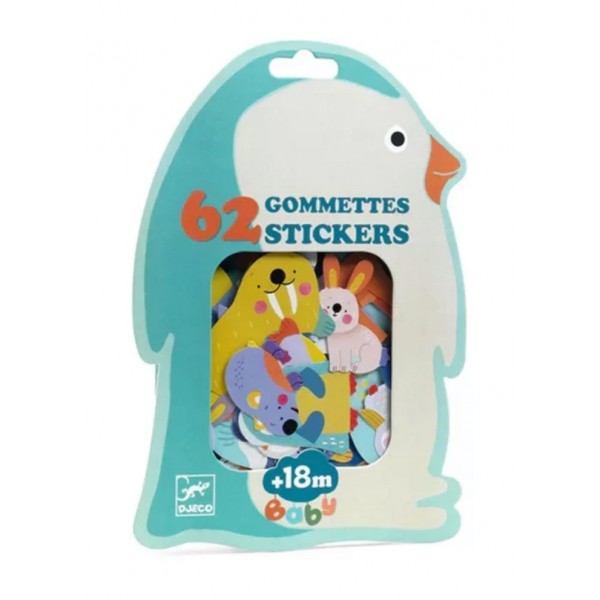 Gommettes Stickers Baby - Animaux de la banquise