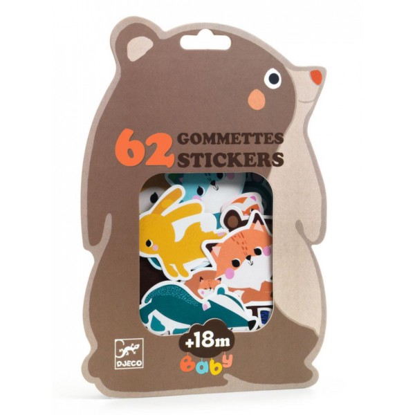 Gommettes Stickers Baby - Animaux forêt