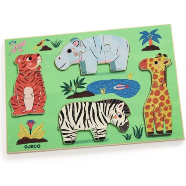 Puzzle relief - Coucou tigre