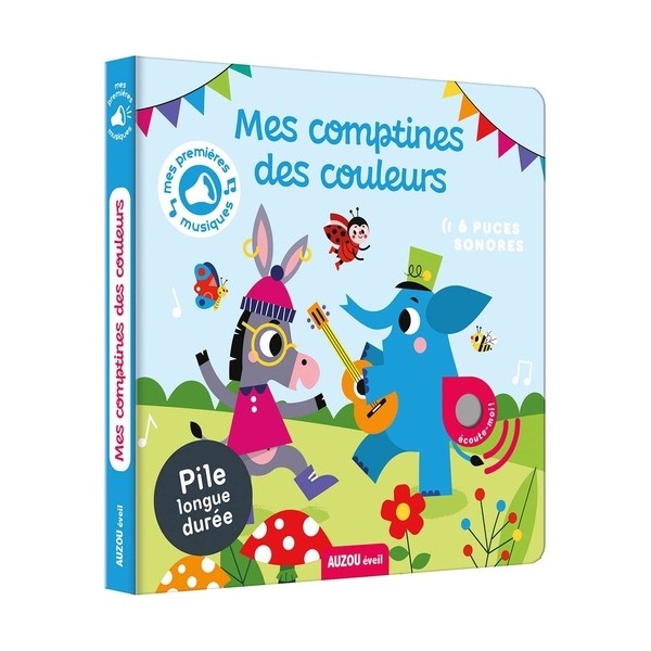 Livre musical - Mes comptines des couleurs