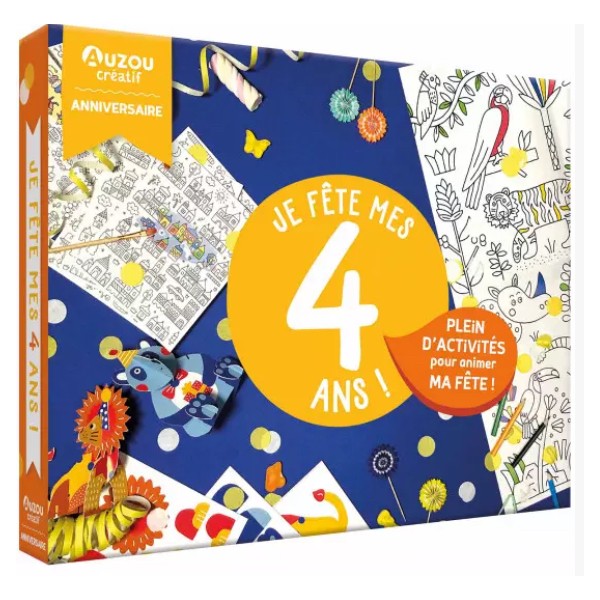 Coffret anniversaire - je fête mes 4 ans