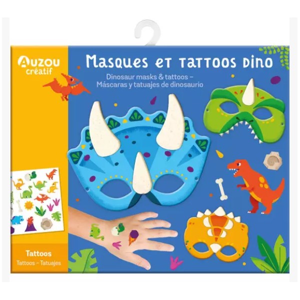 Masques et tattoos dino