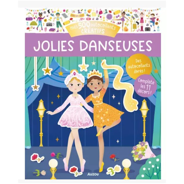 Mes 500 autocollants créatifs - Jolies danseuses