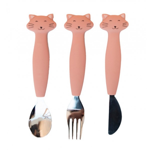 Couverts en silicone - Mrs Cat