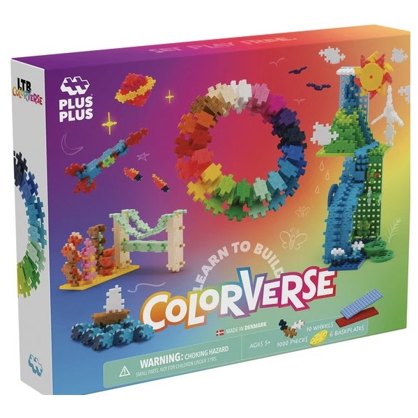 Kit découverte couleurs Colorverse 1000 pièces PlusPlus