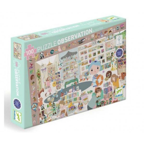 Puzzle observation - La petite boutique 100 pièces