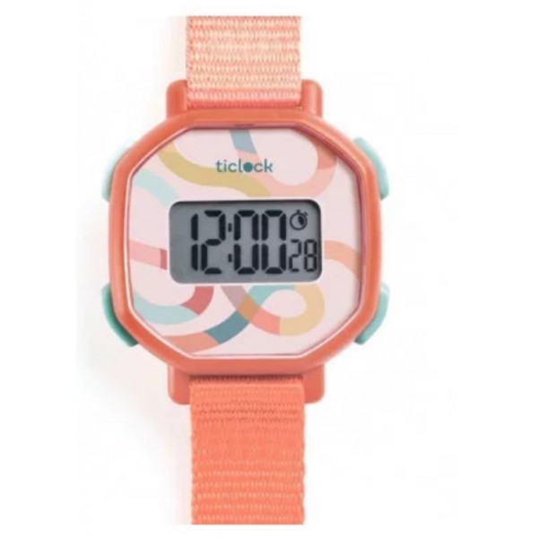 Montre digitale - Pastel volute