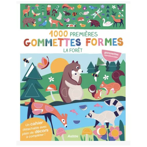 1000 premières gommettes formes - La forêt