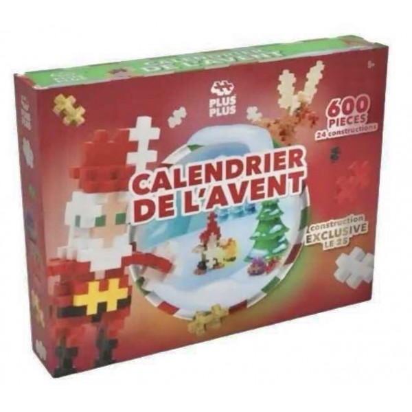 Calendrier de l’Avent Plus Plus 600 pièces