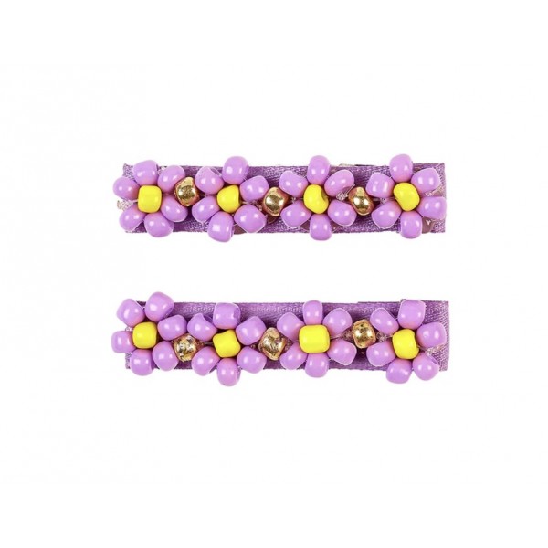 Barrettes Evlyn Lilas